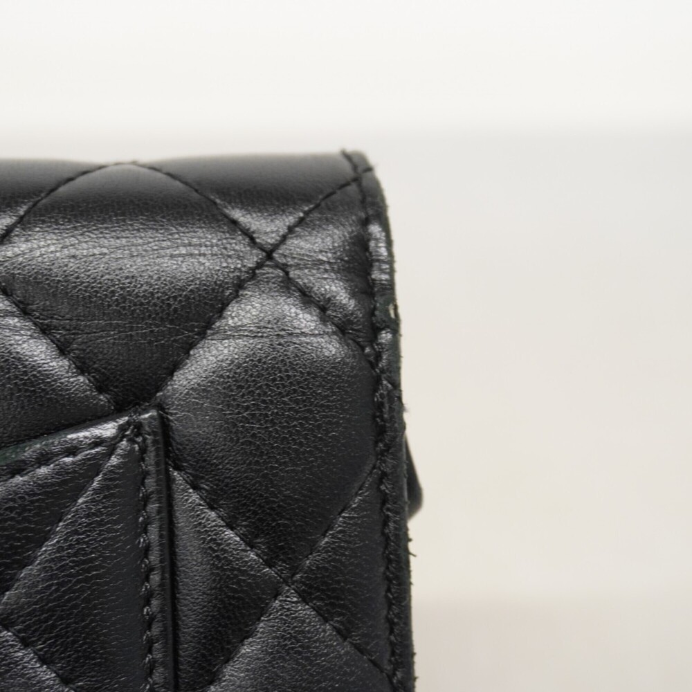 CHANEL Black Lambskin Leather Wallet - Picture 9 of 11